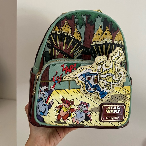 Loungefly Star Wars Ewoks and Droids Glow in the Dark 
